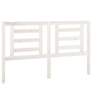 vidaXL Bed Headboard Bedroom Furniture Bed Header White 156 cm