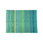 Outdoor Rug / Camping Mat - Mexicali Aqua Multicolour