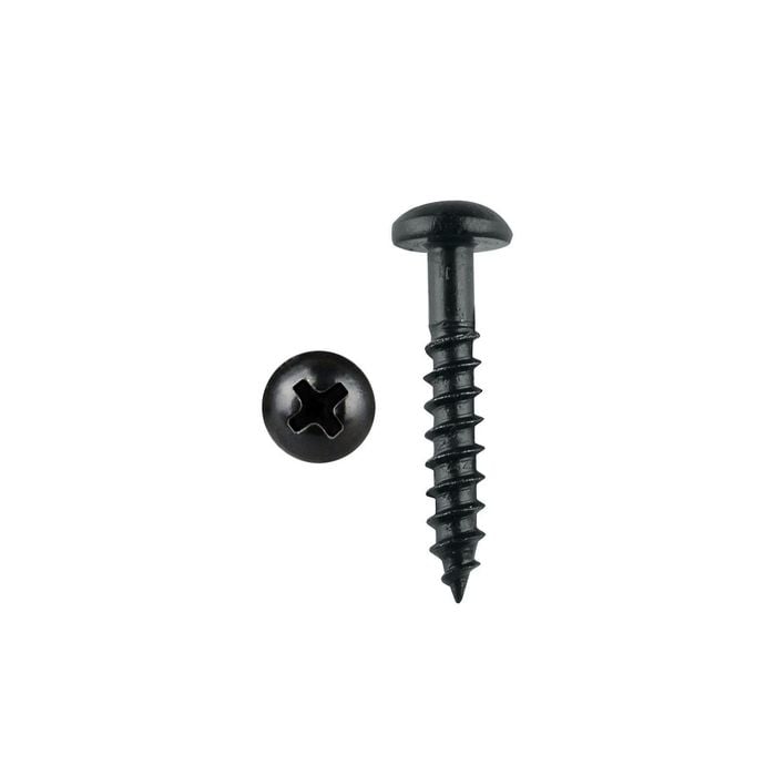 Pinnacle 3.5 x 20mm Black Round Head Timber Screw - 30 Pack