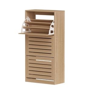 Artiss 3 Tier Shoe Rack Storage Cabinet