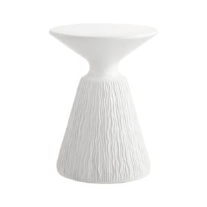 Oikiture Side Table Coffee Bedside End Stool Magnesium Cement
