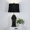 Oriel Lighting Dorne Classic table lamp - Antique Black 35cm