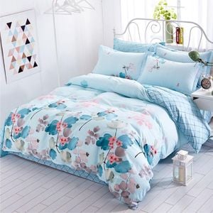 Luxor Queen Cotton Dream On Design Quilt Cover Set