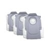 3 Roborock Dust Bags For S8 MaxV Ultra, S8 Max Ultra, Qrevo & Saros Series Robot Vacuums Genuine