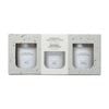 3pc French Connection White Collection Scented Candle Gift Set 64g