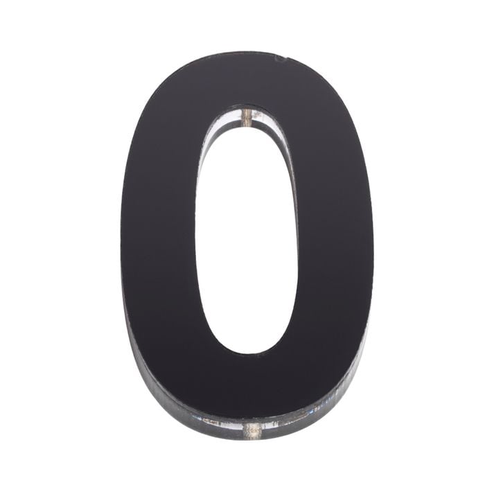 Sandleford 120mm Black Acrylic House Number 1