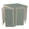 Build-a-Shed 1.5 x 2.3 x 2.0m Skillion Double Hinged Side Door Shed - Green