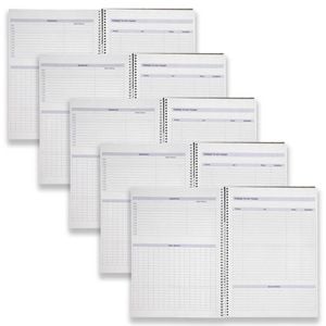 5pc Spirax To Do Book A4 Templated School/office Writing Notebook 140pgs Yellow
