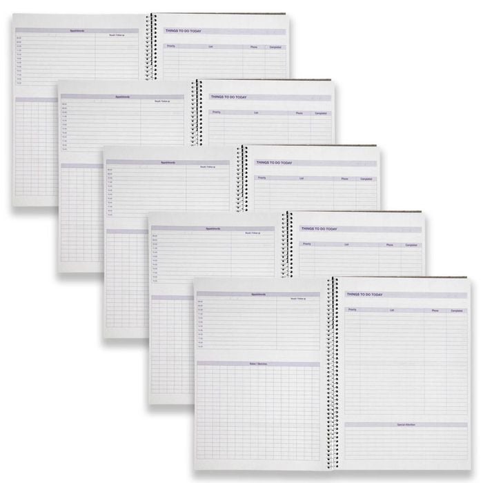 5pc Spirax To Do Book A4 Templated School/office Writing Notebook 140pgs Yellow