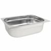 Vogue Gastronorm Tray Stainless Steel 1/2 Size 65mm Deep Food Pan Storage Container