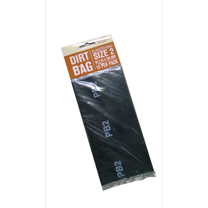 Rockdale  90 x 90 x 200mm Size 2 Planter Bags - 10 Pack