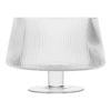 Ecology Classic Timeless Soda Lime Glass Trifle Dessert Bowl Ridged Clear
