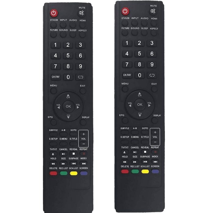 TAVICE 2 PACK TEAC TV Compatible 0118020315 Remote Control FOR LCDV2656HDR LCDV3256
