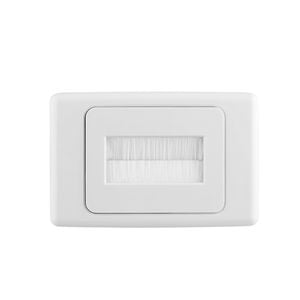 Deta White Brush Wall Cover Plate