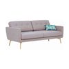 Modern Furniture STREAM 3 Seater Sofa - Oak Brown - Royaal Range