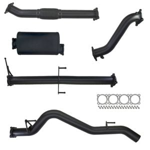 Ignite Exhausts Turbo Back For Mitsubishi Ml Triton 3.2l 3" No Cat With Muffler 409 Stainless Steel