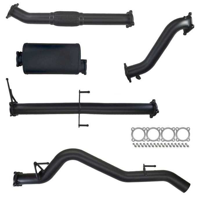 Ignite Exhausts Turbo Back For Mitsubishi Ml Triton 3.2l 3" No Cat With Muffler 409 Stainless Steel