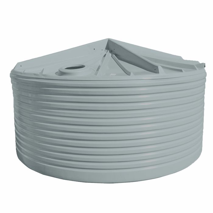 Clark Tanks 23600L Round Poly Water Tank - Grey
