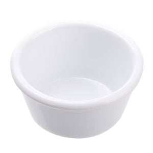Coucou Ramekin Melamine Smooth White 120ml Commercial Kitchen Tableware