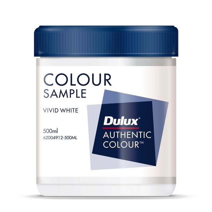 Dulux 500ml White Sample Pot