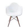 SK Designer Living | Replica Eames DAW Eiffel Chair | Plastic & Walnut - White
