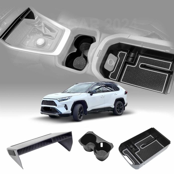 Centre Console Armrest Organizers Set for Toyota RAV4 Rav 4 XA50 2019-2025 Storage Box Tray Accessories