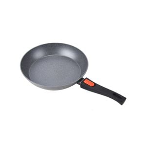 Wildtrak Compact Non-stick 24cm Frypan Round Frying Pan W/ Detachable Handle Blk