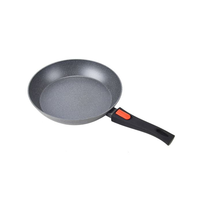 Wildtrak Compact Non-stick 24cm Frypan Round Frying Pan W/ Detachable Handle Blk