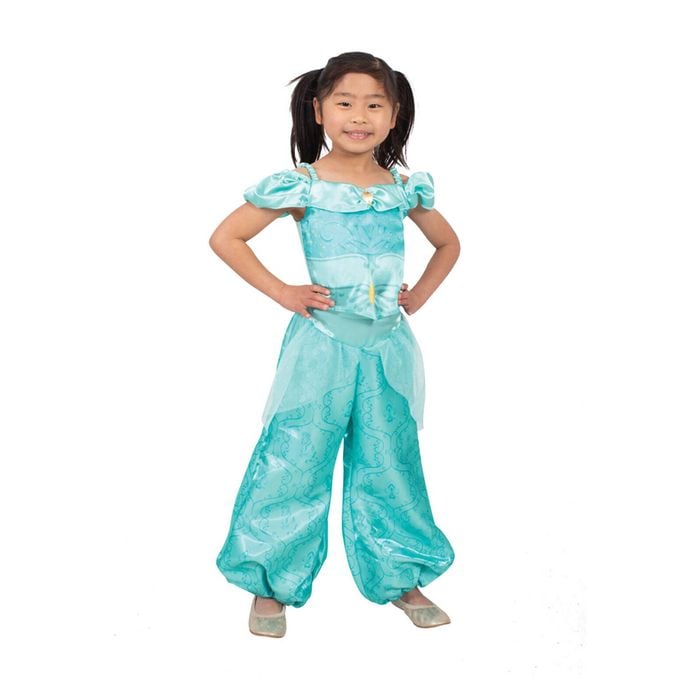 Disney Jasmine Filagree Costume Kids Dress Up Party Cosplay Outfit Size 4-6y