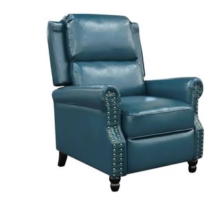 Nilsson PU Leather Recliner Chair - Blue