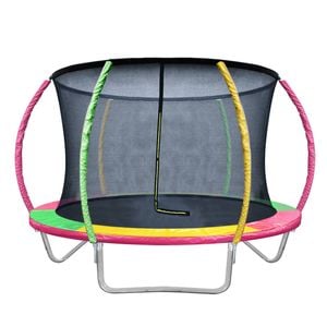 Everfit 8FT Trampoline for Kids w/ Ladder Enclosure Safety Net Rebounder
