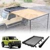 Roof Rack with Side Awning Set for Suzuki Jimny XL 5-Door 2023-Onwards Multi-Functional Expansion Platform 4WD Off-Road