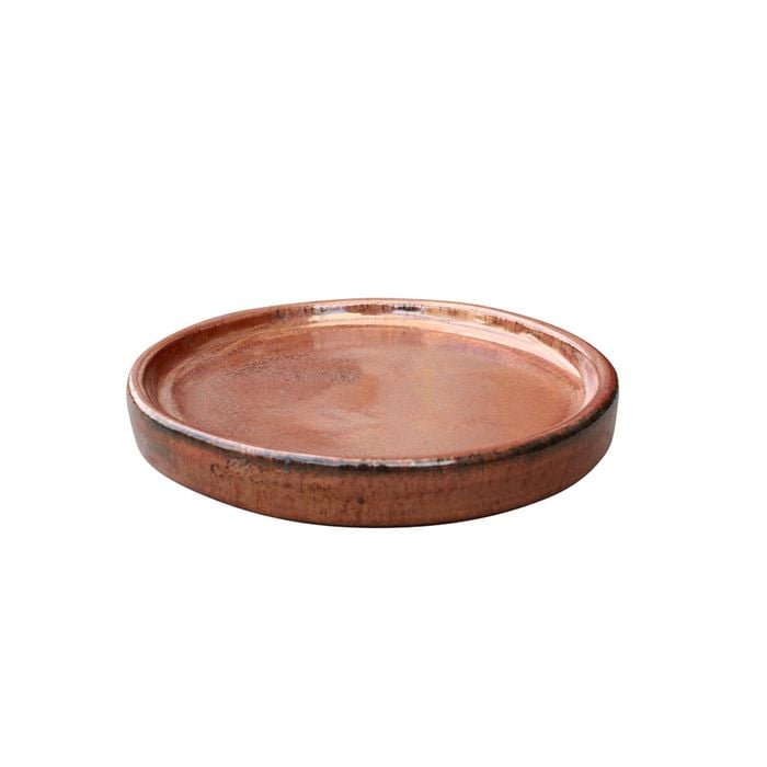 Northcote Pottery Copper Round Primo Saucer - 300mm