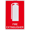 Sandleford 300 x 225mm Fire Extinguisher Plastic Sign