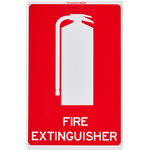 Sandleford 300 x 225mm Fire Extinguisher Plastic Sign