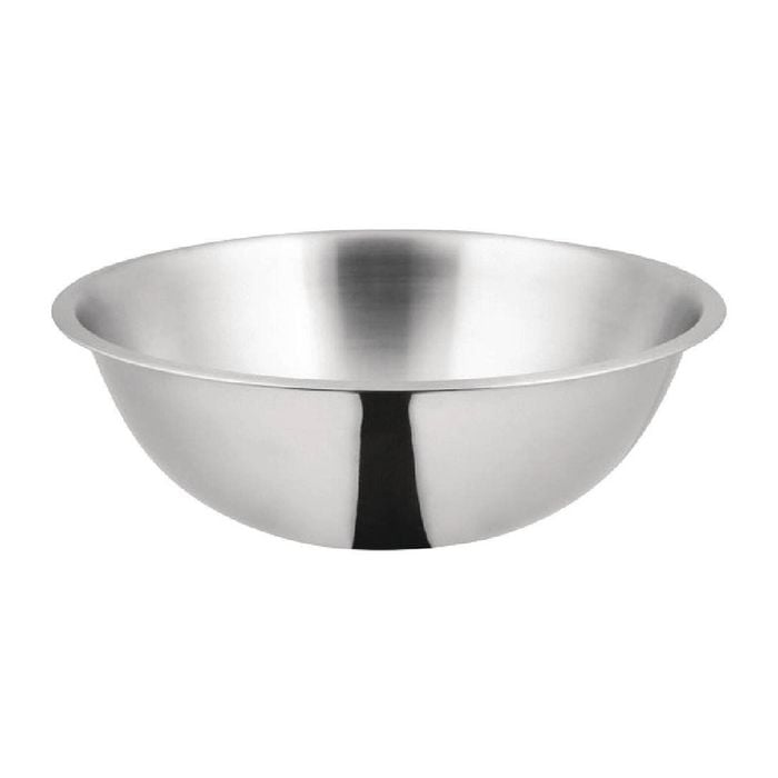Trenton Mixing Bowl Stainless Steel Satin Finish 4.2l 300x100mm Commercial Kitchen Food Prep