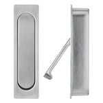 Delf Trade Satin Chrome Edge Pull Sliding Door Handle