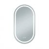 P&p Silver White Tall Oval Led Bathroom Mirror Backlit Touch Dimmable Anti Fog Glass