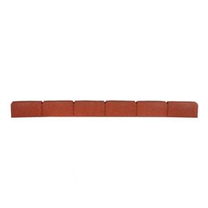 Tuscan Path 1200 x 80mm Heritage Brick Rubber Garden Edging