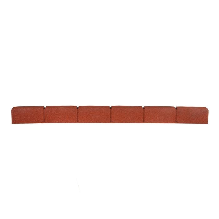 Tuscan Path 1200 x 80mm Heritage Brick Rubber Garden Edging