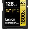 Lexar Professional 1800x SDXC UHS-II SD Card - 128GB