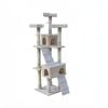Yes4pets 170cm Cat Scratching Post Tree Post House Tower With Ladder Furniture Beige