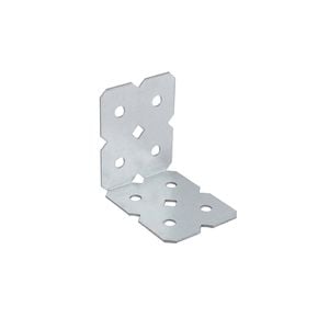 Carinya 50 x 50 x 40 x 1mm Galvanised Angle Make-A-Bracket - 8 Pack