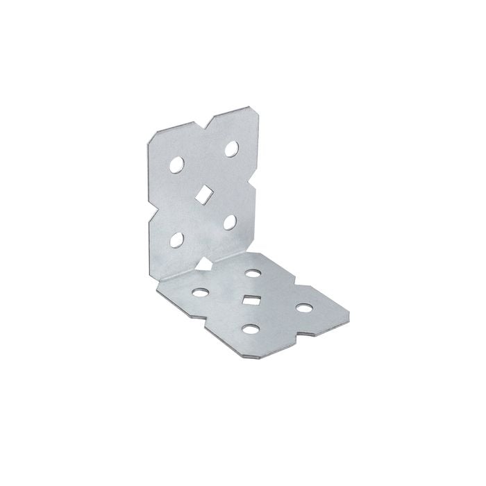 Carinya 50 x 50 x 40 x 1mm Galvanised Angle Make-A-Bracket - 8 Pack