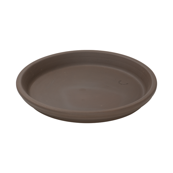 Eden 29cm Italian Terracotta Titanium Clay Saucer