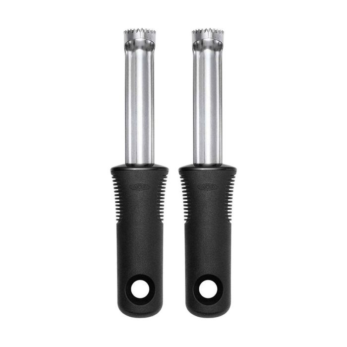 2x Oxo Durable Easy Use Precision Stainless Steel Blade Good Grips Apple Corer
