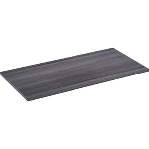 Lorell Desktop Small Laminate For Sitting Standing Desk 122x61x3cm Charcoal