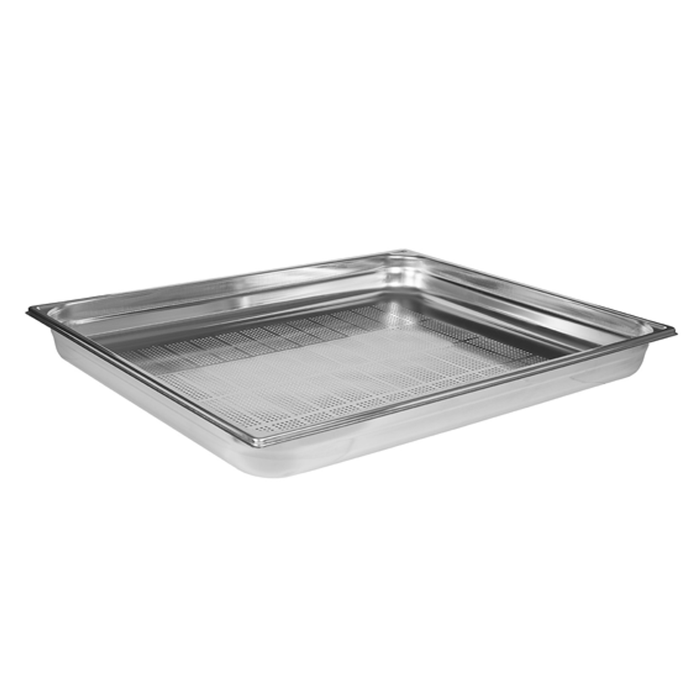 Matfer Bourgeat Stainless Steel 2/1 GN Pan - 55mm, Perforated