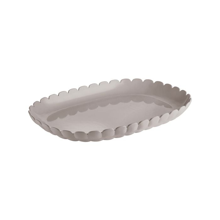 Guzzini Tiffany 45cm Rectangle Serving Tray Large - Taupe