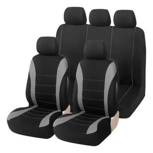 Catzon Car Seat Cover Composite Sponge Universal Fit Cars Suv-grey